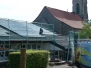 Installation einer Photovoltaik-Anlage auf dem Dach der Kita "Ortsmitte" am 26., 27. und 30. Juli 2021  