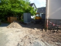 Bauarbeiten mittendrin