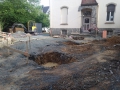 Bauarbeiten mittendrin