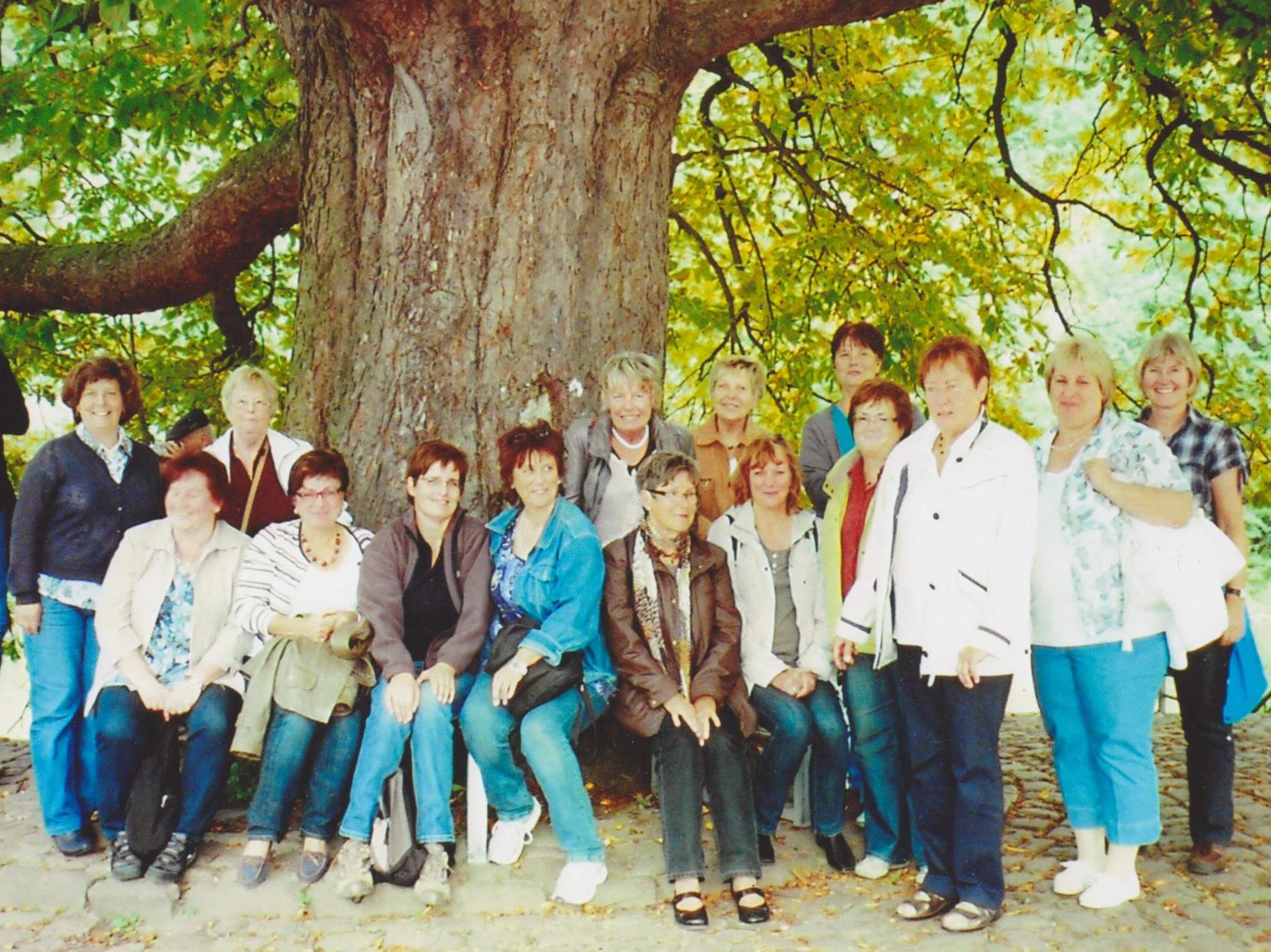 September 2011 Gruppenfoto am Weserstein