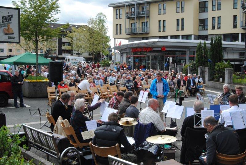 Open-Air-Gottesdienst 2013 Klafelder Markt Himmelfahrt