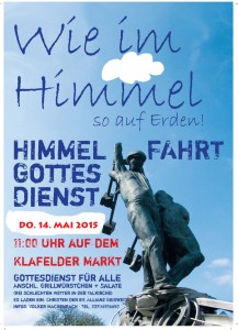 Flyer DIN A 6 Himmelfahrt 2015