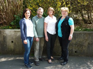 Vorstand Statt Altenheim von links: Güldeniz Akgün, Gustav Rinder, Irmgard Simon (Geschäftsführerin), Irene Wildner (1. Vorsitzende)