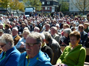 Der Open-Air-Gottesdienst auf dem Marktplatz wird immer beliebter